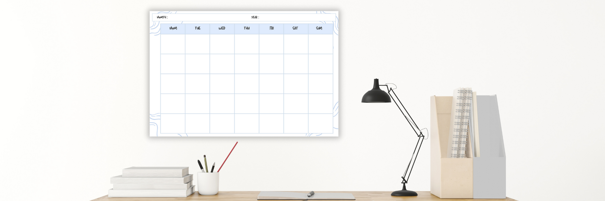 Dry Erase Metal Calendars, Wall Charts, Lesson Plans and More 